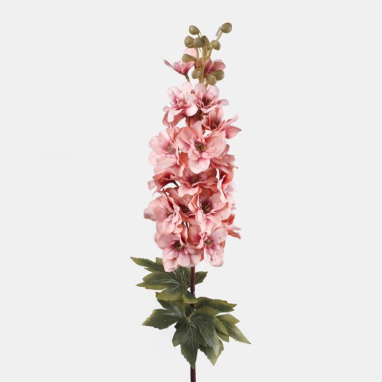 Artificial Larkspur Delphiniums Mauve Pink 86cm Artificial Flowers